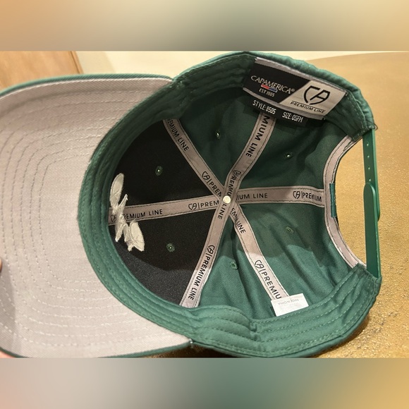 Cap America Premium Line Green Adjustable Cap, Style 8505, Size OSFM - Picture 5 of 9